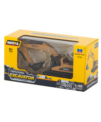 Excavator loader with bucket on tracks Die-Cast metal model H-toys 1710 1:50