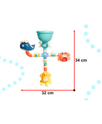 Bath toy shower sprinkler sea creatures
