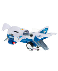 Transporter plane + 6 cars police side/front