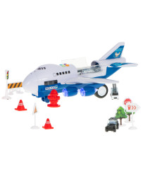 Transporter plane + 6 cars police side/front