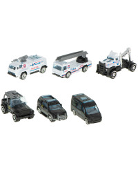 Transporter plane + 6 cars police side/front