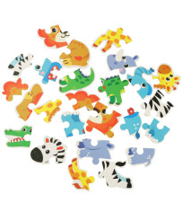 Puzzle in a can safari animals 25 puzzles
