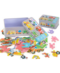 Puzzle in a can vehicles 30...