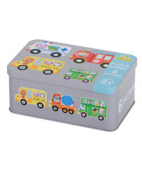 Puzzle in a can vehicles 30 puzzles