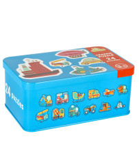 Puzzle in a can vehicles 24...