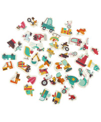 Puzzle in a can vehicles 24 puzzles