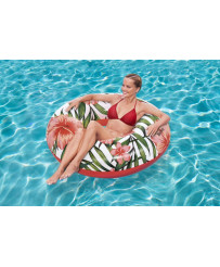 BESTWAY 36237 Wheel inflatable flowers leaves white-pink
