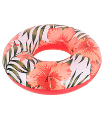 BESTWAY 36237 Wheel inflatable flowers leaves white-pink