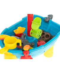 Water bath table sandbox pirate ship / 25el.
