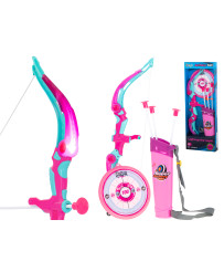 Bow with arrows and target...