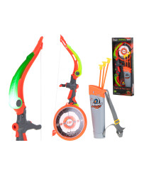 Bow with arrows and target...