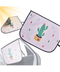Magnetic curtain car window...