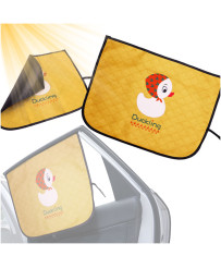 Magnetic curtain car window...
