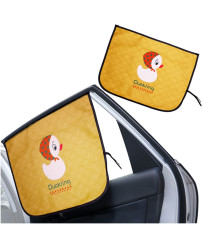 Magnetic curtain car window cover duck