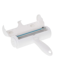 White and blue coat cleaning brush