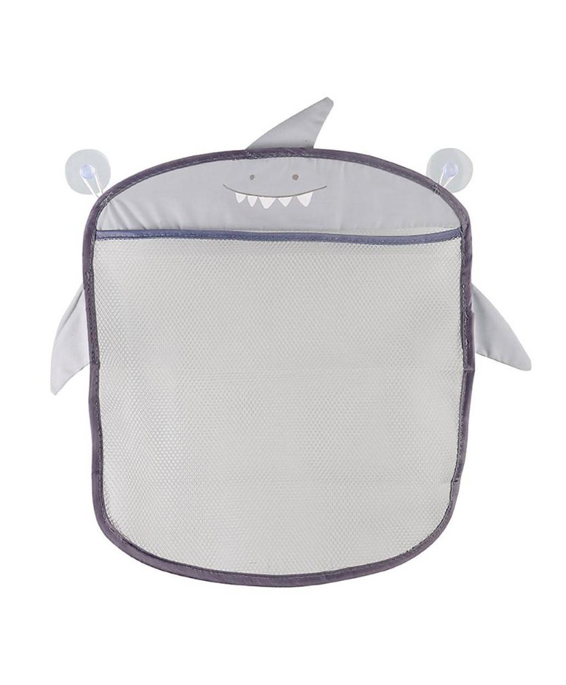 Bath toy organizer container gray
