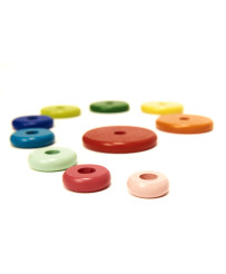 Wooden pyramid with base tower rainbow sorter
