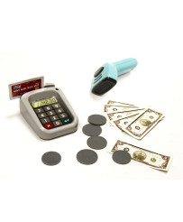 Supermarket store cash register + mint cart