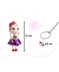 Doll house doll 3 girls + 1 boy set of 4pcs. 12cm