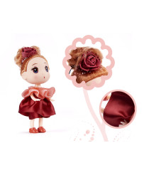 Doll house doll 3 girls + 1 boy set of 4pcs. 12cm
