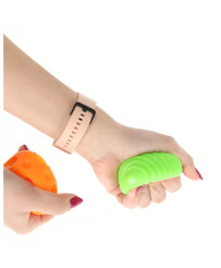 Sensory balls corrective toys set in a net