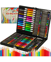 Art set for painting in a suitcase 168el.