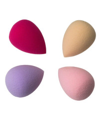 Makeup application sponge set teardrop 4 pieces