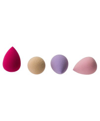Makeup application sponge set teardrop 4 pieces
