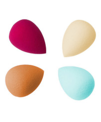 Makeup application sponge set teardrop 4 pieces