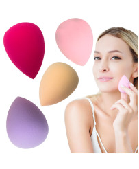 Makeup application sponge set teardrop 4 pieces