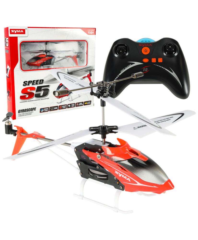SYMA S5 3CH RC helicopter red