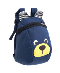 Kindergarten backpack children's backpack teddy bear navy blue