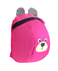 Kindergarten backpack children's backpack teddy bear pink