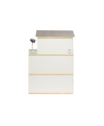 MDF wooden doll house + furniture 122cm XXL LED