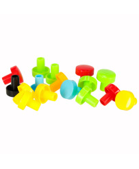 Screwdriver drill screws construction blocks 261 elements