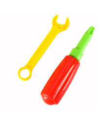 Screwdriver drill screws construction blocks 261 elements