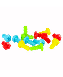 Screwdriver drill screws construction blocks 258 elements