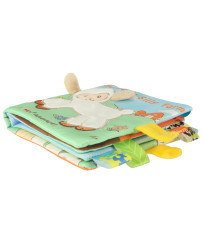 Sensory book teether tag sheep