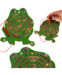 Magnetic maze balls frog