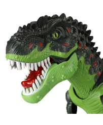 T-REX electronic dinosaur walks roars green