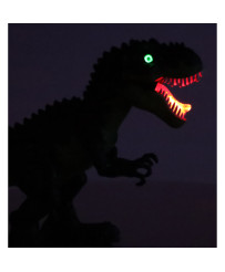 T-REX electronic dinosaur walks roars green
