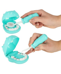 Dentist doctor set hippo blue