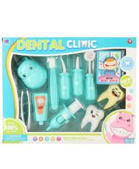 Dentist doctor set hippo blue