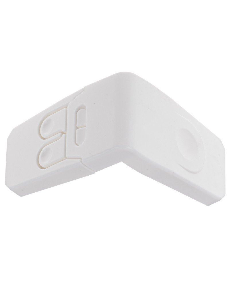 Angled drawer safety device version 2 white