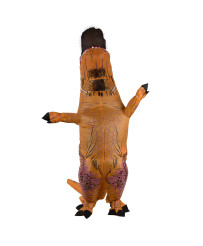 Inflatable dinosaur costume T-REX Giant brown 1.5-1.9m