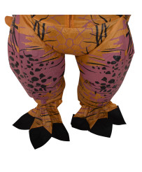 Inflatable dinosaur costume T-REX Giant brown 1.5-1.9m
