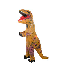 Inflatable dinosaur costume T-REX Giant brown 1.5-1.9m