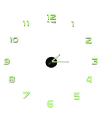 Fluorescent wall clock...