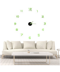 Fluorescent wall clock 50-60cm 12 digits