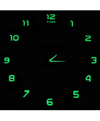Fluorescent wall clock 50-60cm 12 digits